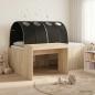 Preview: ARDEBO.de - Hochbett mit Schreibtisch für Kinder 3 Stk. Holzwerkstoff