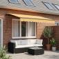 Preview: ARDEBO.de - Ausziehbare Markise Sand 2,5 x 2 m Stoff
