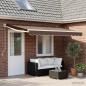 Preview: ARDEBO.de - Ausziehbare Markise Taupe 4 x 2 m 100% Polyester und Aluminium