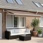 Preview: ARDEBO.de - Einziehbare Markise Taupe 4 x 2 m Polyester und Aluminium