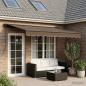 Preview: ARDEBO.de - Manuell einziehbare Markise Taupe 4 x 2 m