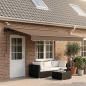 Preview: ARDEBO.de - Elektrische ausziehbare Markise Taupe 4 x 2 m