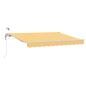 Preview: Ausziehbare Markise Sand 350 x 250 cm Polyester