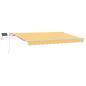 Preview: Ausziehbare Markise Sand 400 x 300 cm Stoff und Aluminium