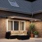 Preview: Ausziehbare Markise Taupe 400 x 300 cm Stoff und Aluminium