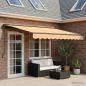 Preview: ARDEBO.de - Einziehbare Markise Sand 4 x 3 m Polyester und Aluminium