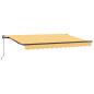 Preview: Ausziehbare Markise Sand 500 x 300 cm Polyester und Aluminium
