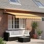 Preview: ARDEBO.de - Ausziehbare Markise Sand 500 x 300 cm Polyester