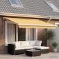 Preview: ARDEBO.de - Ausziehbare Markise Sand 500 x 300 cm Stoff und Metall