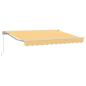 Preview: Manuell einziehbare Markise Sand 5 x 3 m
