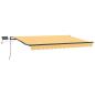 Preview: Ausziehbare Markise Sand 600 x 300 cm Stoff und Aluminium