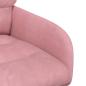 Preview: Esszimmerstühle 4 Stk. Samt Rosa 59 x 59,5 x 90 cm