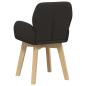 Preview: Drehstuhl Esszimmer 4 Stk. Bouclé Schwarz 54 x 58 x 87 cm
