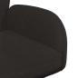 Preview: Drehstuhl Esszimmer 4 Stk. Bouclé Schwarz 54 x 58 x 87 cm