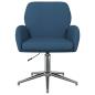 Preview: Bürostühle 2 Stk. 54 x 58 x 90 cm Blau Stoff