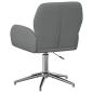 Preview: Bürostühle 4 Stk. 54 x 58 x 90 cm Dunkelgrau Stoff