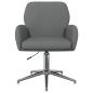 Preview: Bürostühle 6 Stk. 54 x 58 x 90 cm Dunkelgrau Stoff