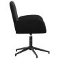 Preview: Bürostühle 2 Stk. 54 x 55 x 90 cm Schwarz Samt