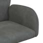 Preview: Bürostühle 4 Stk. 54 x 55 x 90 cm Dunkelgrau Samt