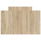Preview: Bettrahmen mit Schubladen Sonoma-Eiche Holzwerkstoff