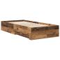 Preview: Bettrahmen mit Schubladen mit Speicher Altholz Holzwerkstoff