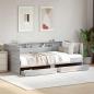 Preview: ARDEBO.de - Tagesbett mit Schubladen mit Regal Grau Sonoma Holzwerkstoff
