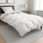 Preview: ARDEBO.de - Bettwäsche-Set Weiß 140 x 200 cm Baumwolle, Bambus, Polyester