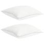 Preview: Bettwäsche-Set mit Kissen Weiß 260 x 220 cm Polyester, Bambus