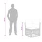 Preview: Gartensofa-set 6 Stk. Grau Poly-Rattan