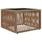 Preview: Gartensofa-set 10 stk. Beige Poly-Rattan