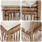 Preview: Gartensofa-set 12 stk. Beige Poly-Rattan