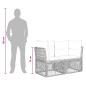 Preview: Gartensofa-set 13 Stk. Grau Poly-Rattan