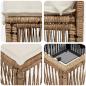 Preview: Gartensofa-set 13 Stk. Beige Poly-Rattan