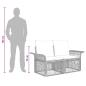 Preview: Gartensofa-set 5 Stk. Grau Poly-Rattan