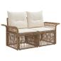 Preview: Gartensofa-set 11 Stk. Beige Poly-Rattan