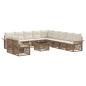 Preview: Gartensofa-set 12 Stk. Beige Poly-Rattan