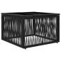 Preview: Gartensofa-set 9 stk. Schwarz Poly-Rattan