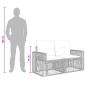 Preview: Gartensofa-set 11 Stk. Grau und Dunkelgrau Poly-Rattan