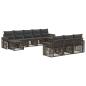 Preview: Gartensofa-set 10 stk. Grau und Dunkelgrau Poly-Rattan