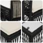 Preview: Gartensofa-set 13 Stk. Schwarz und Cremeweiß Poly-Rattan