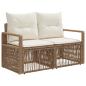 Preview: Gartensofa-set 6 Stk. Beige Poly-Rattan