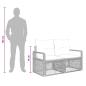 Preview: Gartensofa-set 11 Stk. Grau Poly-Rattan