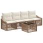 Preview: Gartensofa-set 5 Stk. Beige Poly-Rattan