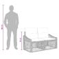 Preview: Gartensofa-set 5 Stk. Grau Poly-Rattan