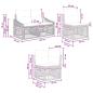 Preview: Gartensofa-set 13 Stk. Schwarz Poly-Rattan