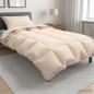 Preview: ARDEBO.de - Bettwäsche-Set Beige 137 x 200 cm Baumwolle, Kapok, Polyester