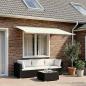 Preview: ARDEBO.de - Markisenersatzstoff Creme 350 x 250 cm Polyester
