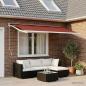 Preview: ARDEBO.de - Markisenersatzstoff Orange und Braun 500 x 350 cm Polyester