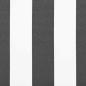 Preview: Markisenersatzstoff Anthrazit und Weiß 400 x 300 cm Polyester