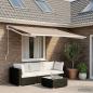 Preview: ARDEBO.de - Markisenersatzstoff Beige 400 x 300 cm Polyester